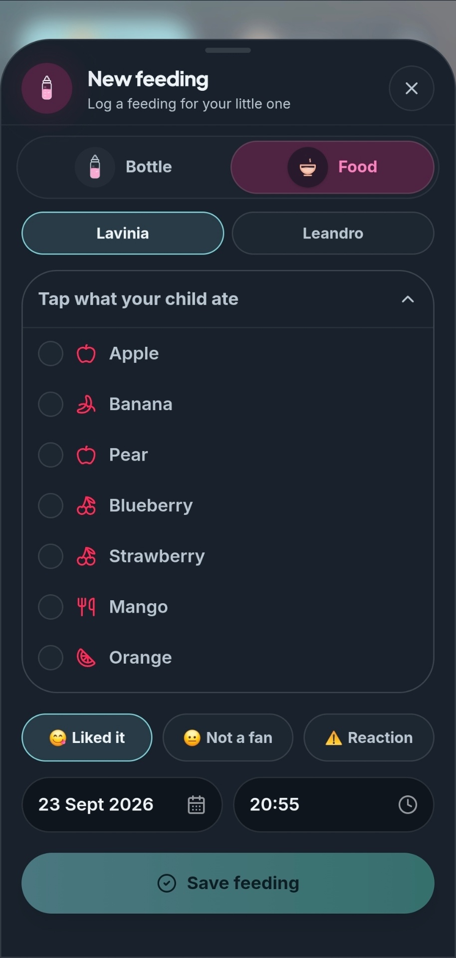 Solid food, made simple